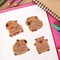 Wrapables Cute Capybara Sticky Notes, Adhesive Kawaii Animal Memo Notepads, Stationery Supplies for Reminders, Messages, Bookmarks, Home and Office Use (Set of 8)